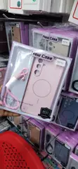Pink MagSafe Silicone Case with Wrist Strap for Samsung Galaxy A16 - 2