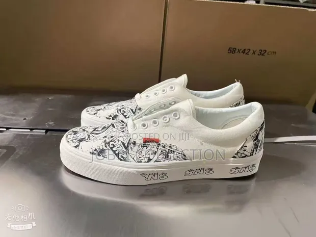 Designer Vans Print Sneakers - 1