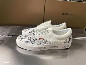Designer Vans Print Sneakers