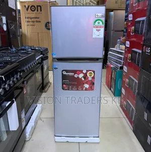 Ramtons 128L Double Door Fridge - Silver