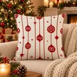 4pc Set Cushion Cover 45x45 Christmas Decorations - 4