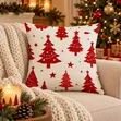 4pc Set Cushion Cover 45x45 Christmas Decorations - 5
