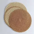 Nordic Round Woven Placemats (Seti ya 4) - 1