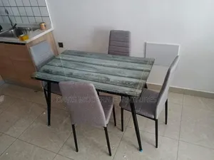 Industrial Style 4-Seater Dining Set