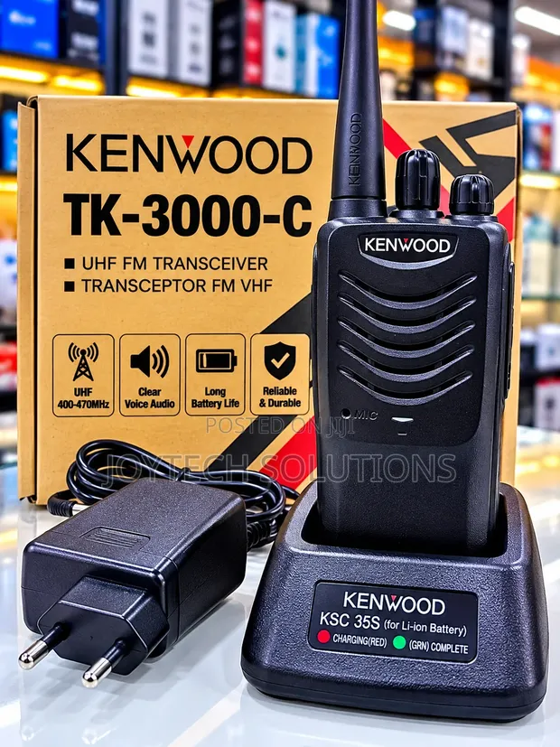Original Kenwood TK3000C UHF Communication Radio - 1