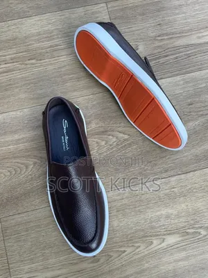 Santoni Leather Officials/Casuals