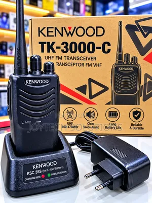 Kenwood TK-3000-C UHF Two Way Radio Walkie Talkie with Charger