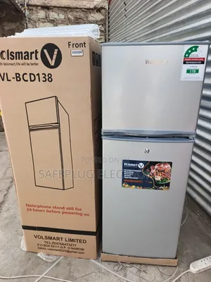 Volsmart 138L Double Door Fridge - New