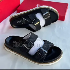Brunello Men's Leather Sandals