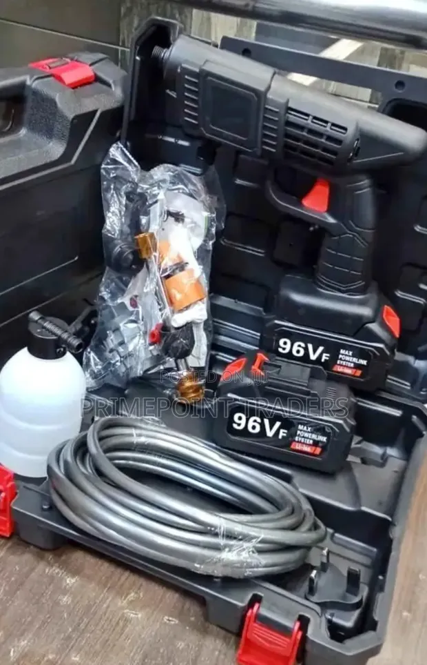 96V Portable Wireless Car Wash Sprayer Machine - 1