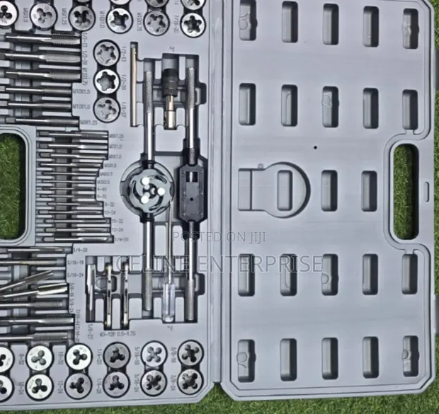 60-Piece Metric Tap and Die Set with Case - 1