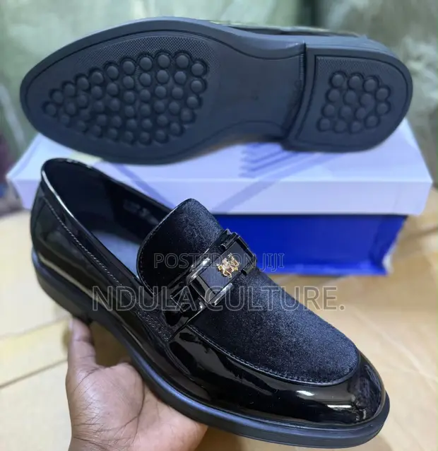 Suede/Leather Slip-On Dress Loafers - 1