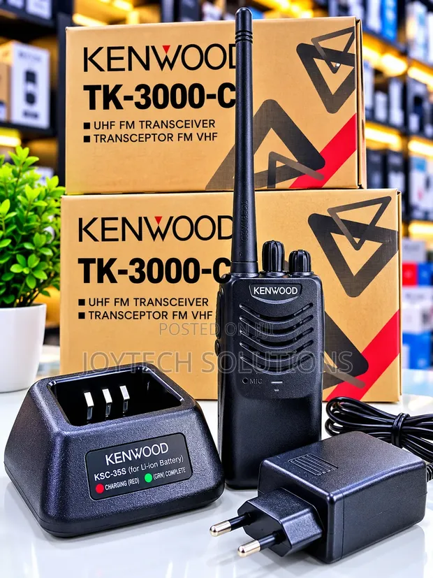 Kenwood TK-3000-C Heavy Duty UHF Walkie Talkie - 1