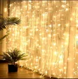 300 LED Window Curtain Lights - Warm White - 2