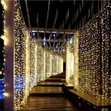 300 LED Window Curtain Lights - Warm White - 3