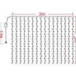 300 LED Window Curtain Lights - Warm White - 5