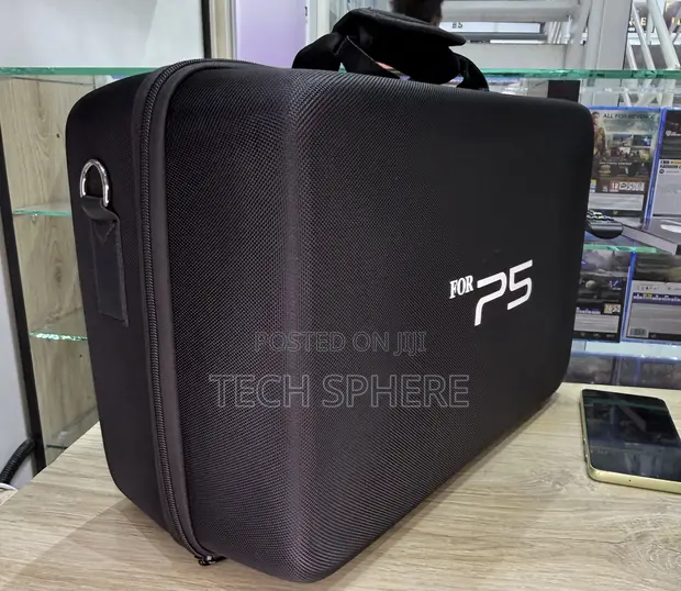 Mfuko wa Sling Mweusi wa PS5 Standard - 1