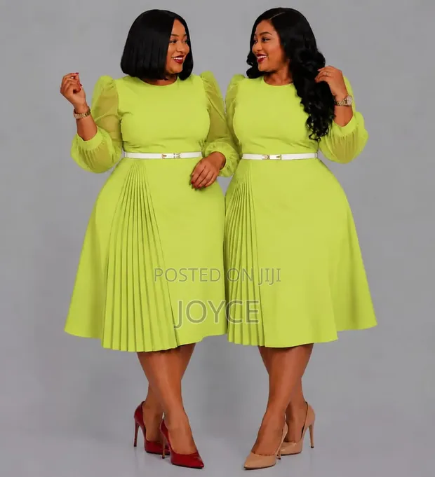 Official Dress with Side Slits - 1