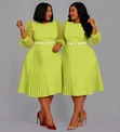 Official Dress with Side Slits - 1