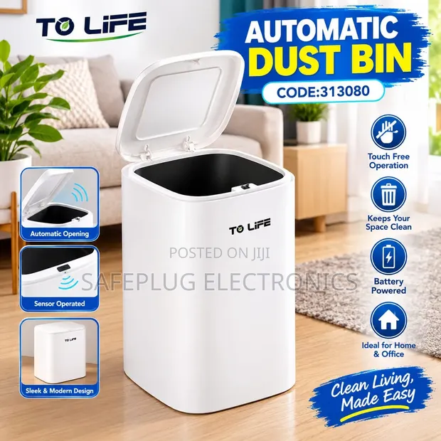 To Life Sensor Operated Dustbin - Modern Home Bin - 1