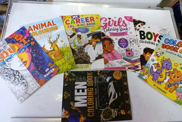 40 Pages Adult & Kids Colouring Books - 1