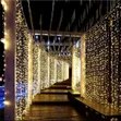 300 LED Taa za Pazia za Dirishani - Nyeupe ya Joto - 2