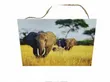 African Elephant Wooden Hanging Wall Art - 20x30 - 4