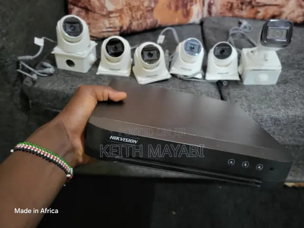 Hikvision DVR and 8-Channel CCTV Camera Set - 1