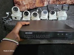 Hikvision DVR and 8-Channel CCTV Camera Set