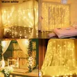 3m x 3m Curtain Lights with Remote - 1