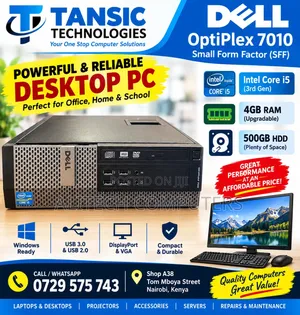 Dell OptiPlex 780 Desktop Computer - Intel Core i5, 4GB RAM, 500GB HDD