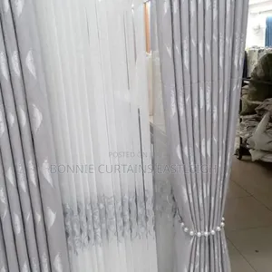Maroon, Blue, Grey Curtains for Airbnb Studios