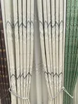 Maroon, Blue, Grey Curtains for Airbnb Studios - 3
