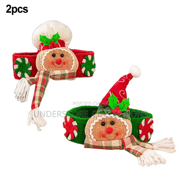Festive Cookies Man Curtain Tiebacks - Mapambo ya Sikukuu - 1