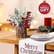 Tabletop Mini Christmas Tree Stump Decoration - 3