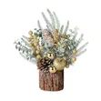Tabletop Mini Christmas Tree Stump Decoration - 5