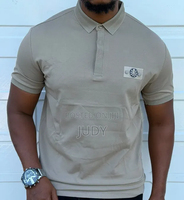 Men's Stone Island Style Polo T-Shirt - Premium Quality - 1