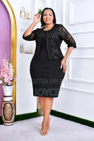 Straight Dress with Cover Up