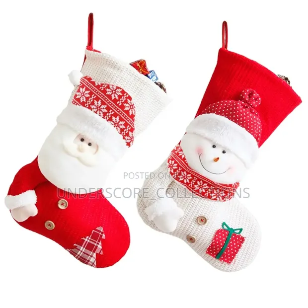Large Christmas Stocking Decoration - 1
