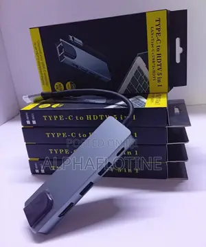 5-in-1 USB-C Hub na Ethernet Adapter