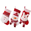 Knitted Christmas Stockings (Santa, Snowman, Elk) - 5