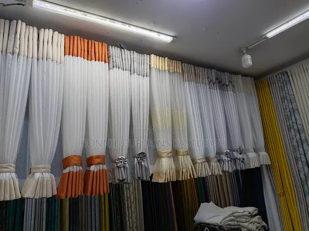 Orange Kitchen Curtains and Sheers - 1