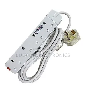 Power King 4-Way Extension Cable PK1004 - Nyeupe