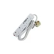 Power King 4-Way Extension Cable PK1004 - Nyeupe - 2