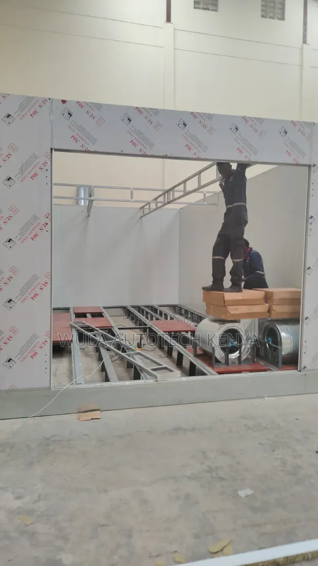 Heavy Duty Steel Panel Construction Spray Booth - 1
