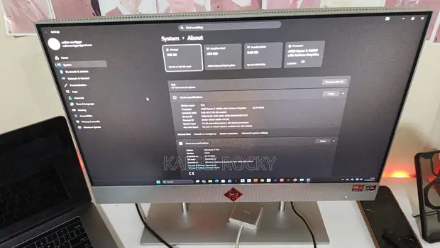 HP Desktop Computer Ryzen 5 8GB RAM 256GB SSD - 1