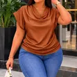 Blouses Nzuri za Mikono Mifupi - 1