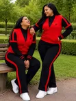 3-Piece Tracksuit Set (Half Jacket, Long Sleeve Jacket, Trouser) - 4