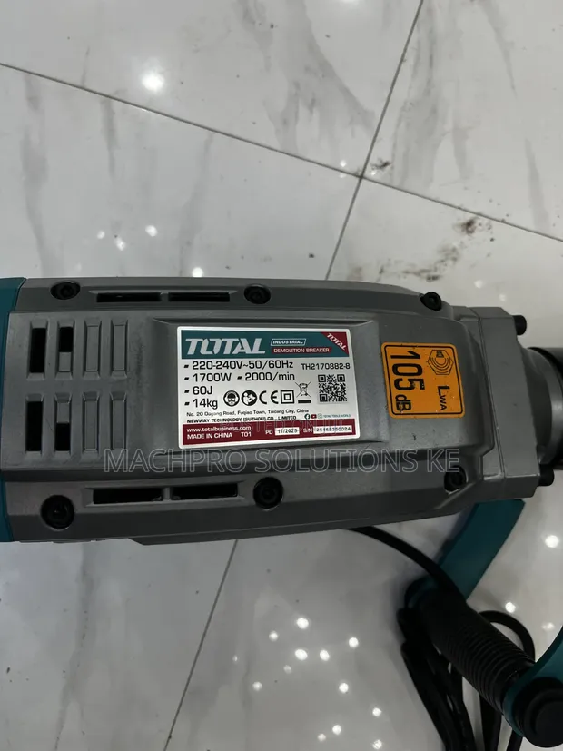 Total 14kg Demolition Breaker Jackhammer - 1