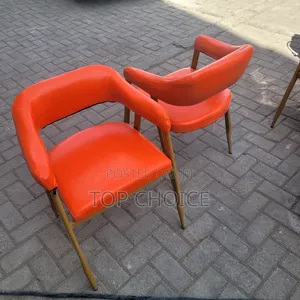 Viti vya Mkahawa vya Rangi ya Chungwa (Seti ya 4)